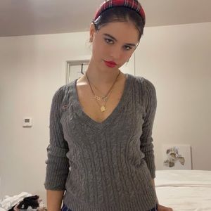 THRIFTED AMERICAN EAGLE PREPPY SWEATER ✰ gossip girl old money style ✰ medium ✰